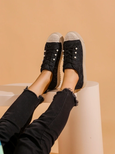 Royalfashion Naiste pitsketsid sequins'idega Nille