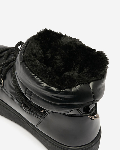 Royalfashion Naiste liibuvad saapad a'la lumesaapad mustad Nevsone