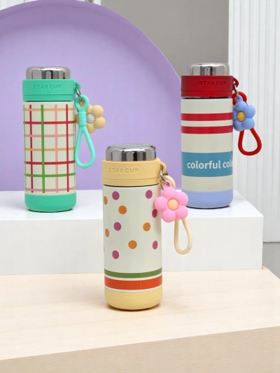 Royalfashion Thermal mug thermos with tag Keep Young