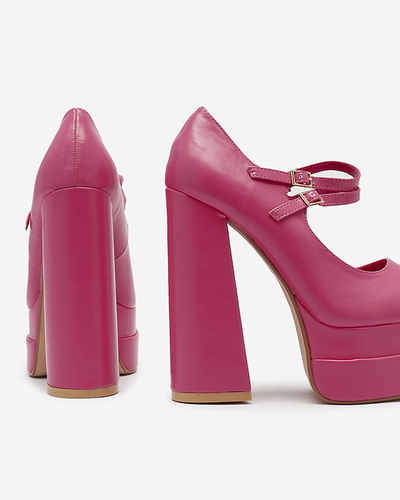Fuchsia women's high stiletto pumps Edisa - Footwear