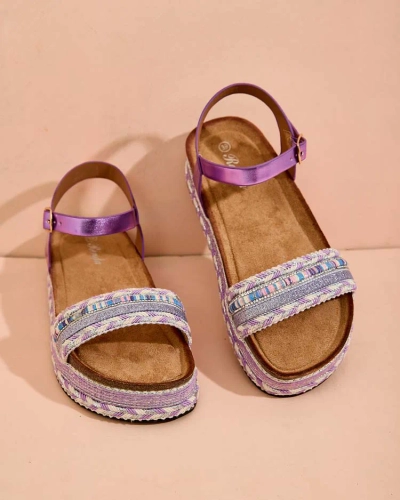 Royalfashion Women's Embroidered Mussir Sandals