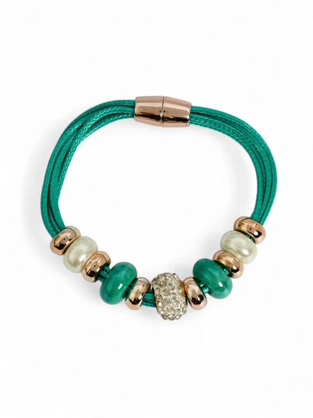 Naiste helmeste ja tsirkoonkividega käevõru