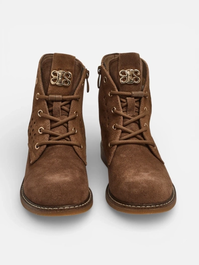 Ažuursed naturaalsest nahast naiste poolsaapad Aurelias