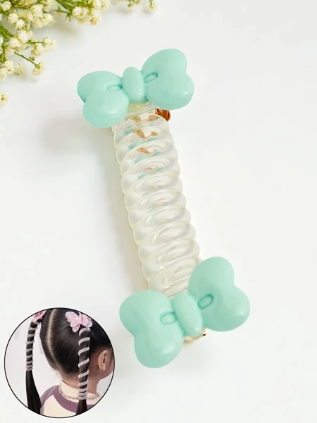 Royalfashion Hair elastic spiral with a bow Bow Twist
