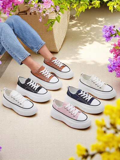 Royalfashion Naisten Platform-tennarit Beemes