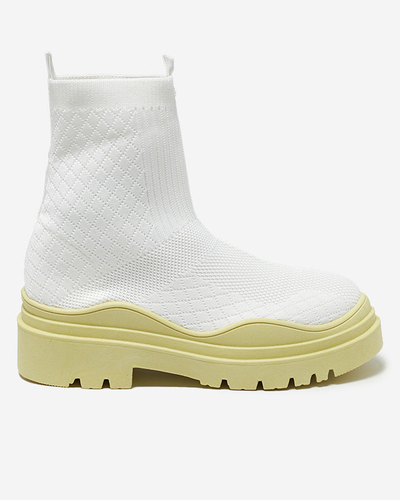 Elegant Women's Lime Vintage Style Shoes