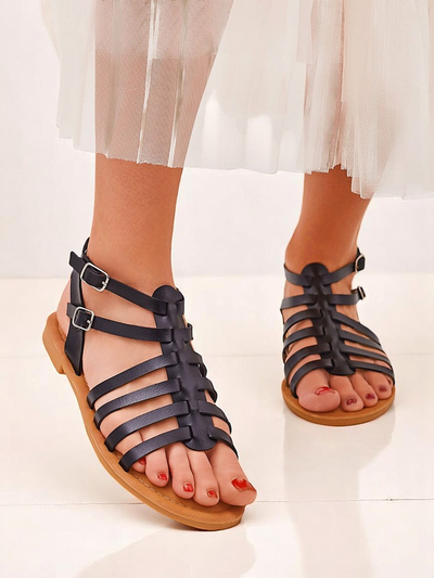 Kuninglik moe naiste sandaalid Rooma stiilis Roma Chic