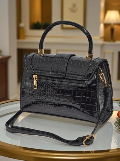 Lakitud väike naiste ökonahast käekott Lunaya