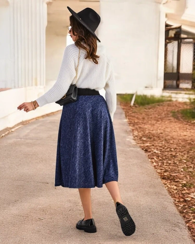 Royalfashion Women's midi skirt