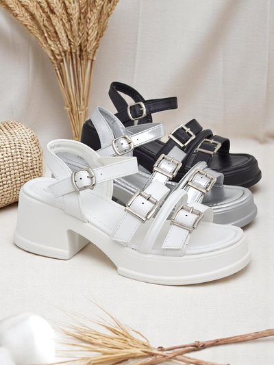 Royalfashion Женские босоножки на низком каблуке Otteze