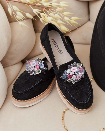 Royalfashion Mokassins with colorful stones Restea