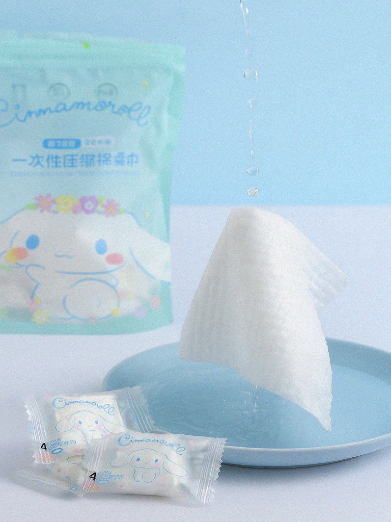 Cotton towels in capsules 20 pcs.