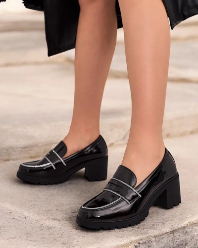 Royalfashion Wlfurorza Femmes's Patent Loafers Befies