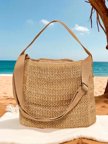 Royalfashion Large women's straw bag Nysa Ariadne