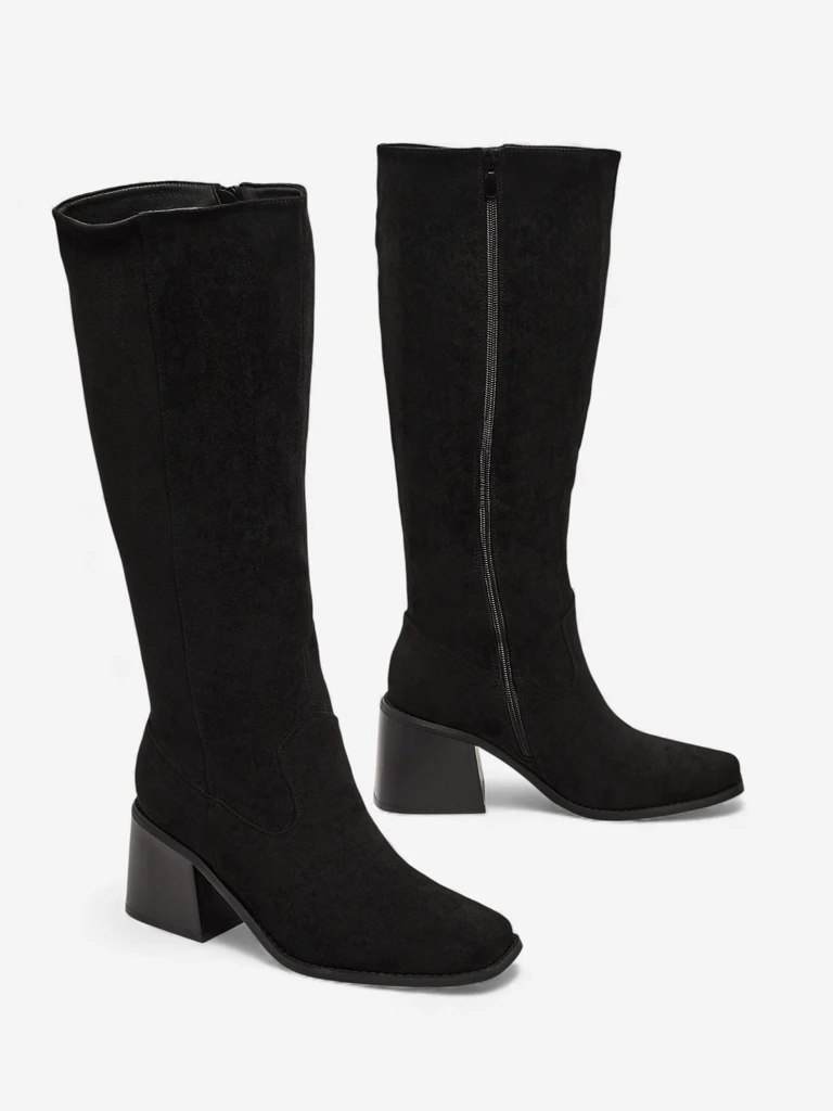 Women's Ernala Eco-Suede Block Heel Boots