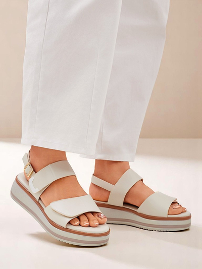 Royal Fashion Women's Thick-Soled Tulip Sandals