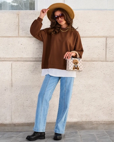 Royalfashion Women's Cotton Thin Sweatshirt