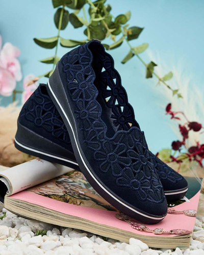 Royalfashion Женские полусапожки на низком каблуке Dellio