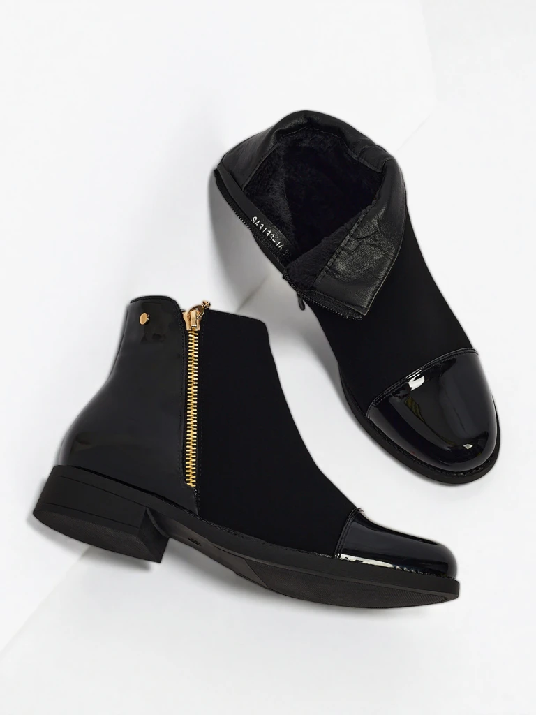 Women's eco-leather ankle boots Serelith