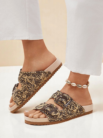 Royal Fashion Women's Buckle Sandals Samorra