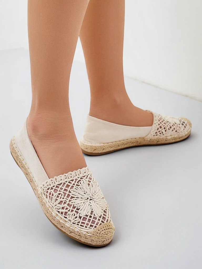 Royalfashion Women's perforated espadrilles Verela
