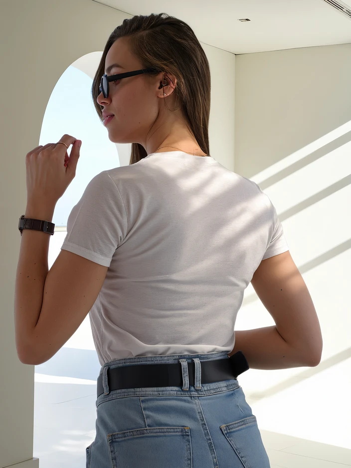 Royalfashion Naiste Puuvillane T-särk Kassidega