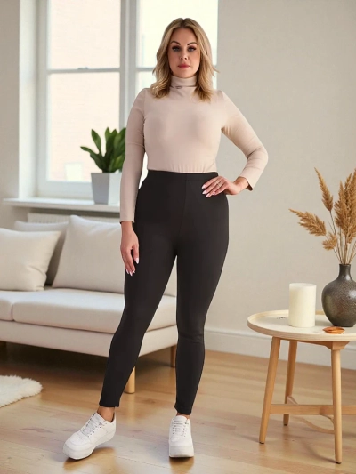 Royalfashion Naiste isoleeritud treggings püksid PLUS SIZE