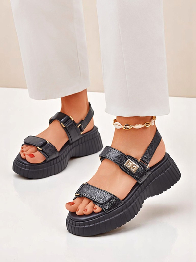 Royal Fashion Women's chunky-sole sandals Aganda