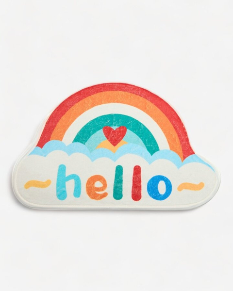 Royalfashion Värviline uksevaip vikerkaarega 40x60