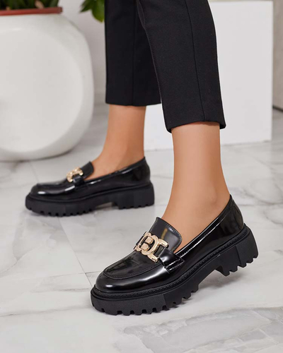 Royalfashion Women's lacquered moccasins Bevevra