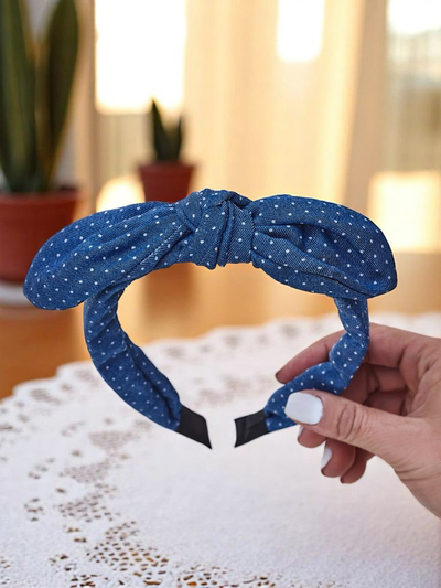 Royalfashion Juuksepael täpilise lipsuga Lilka