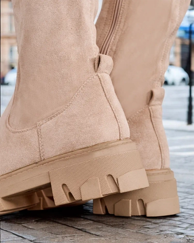 Женские сапоги выше колена без подкладки от Royalfashion модели Vianas