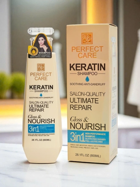 Keratiinišampoon Anti-Dandruff Perseus Gloss Nourish 3in1 800ml