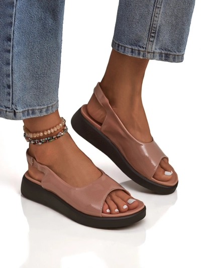 Royalfashion Women's Luna Shines Thick Sole Sandals