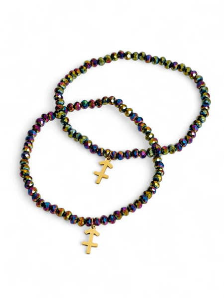 Royalfashion Kaks naiste käevõru ankru ripatsiga