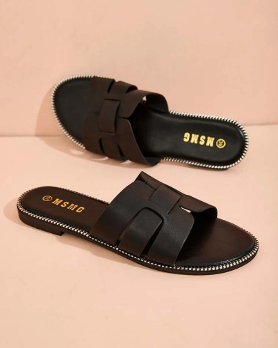 Royalfashion Naiste Omipp lamedatallalised flip-flops
