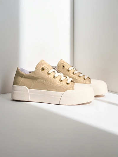 Royalfashion Women's Sporty Sneakers Golddelle