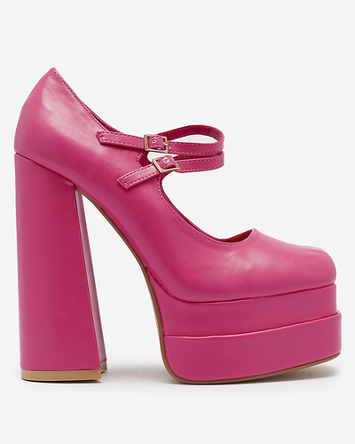 Фуксия женские туфли на высокой шпильке Edisa - Обувь