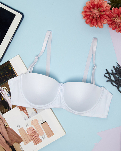 White women's padded bra - Underwear