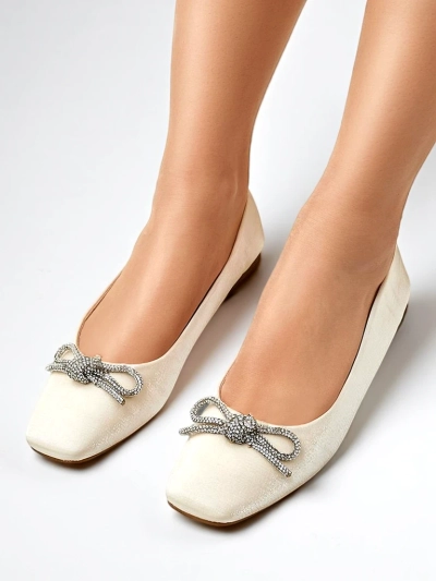 Royalfashion Женские балетки с бантом и блестками Ofenal