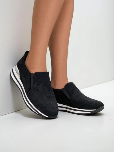 Royalfashion Women's eco-suede flats Rabbite