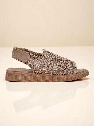 Royalfashion Женские ажурные сандалии Levay с верхом