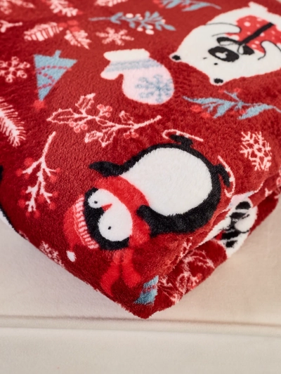 Royalfashion Christmas throw blanket 200x220