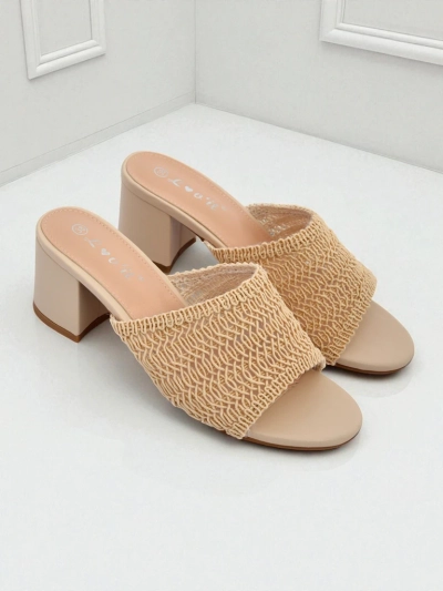 Royalfashion Women's Heeled Mules Sole Bloom