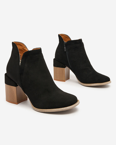 Royalfashion Mustad naiste Ricteas stiletto saapad