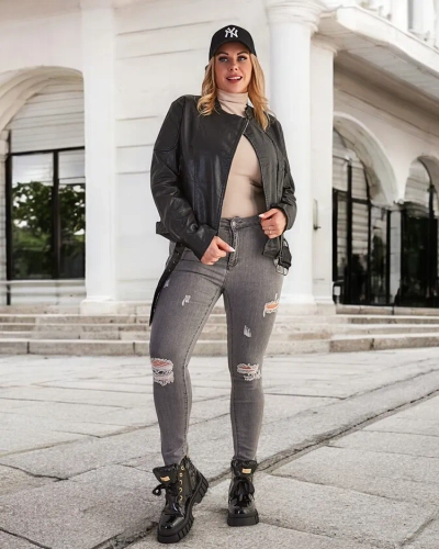 Royalfashion Naiste ökonahast ramones jakk