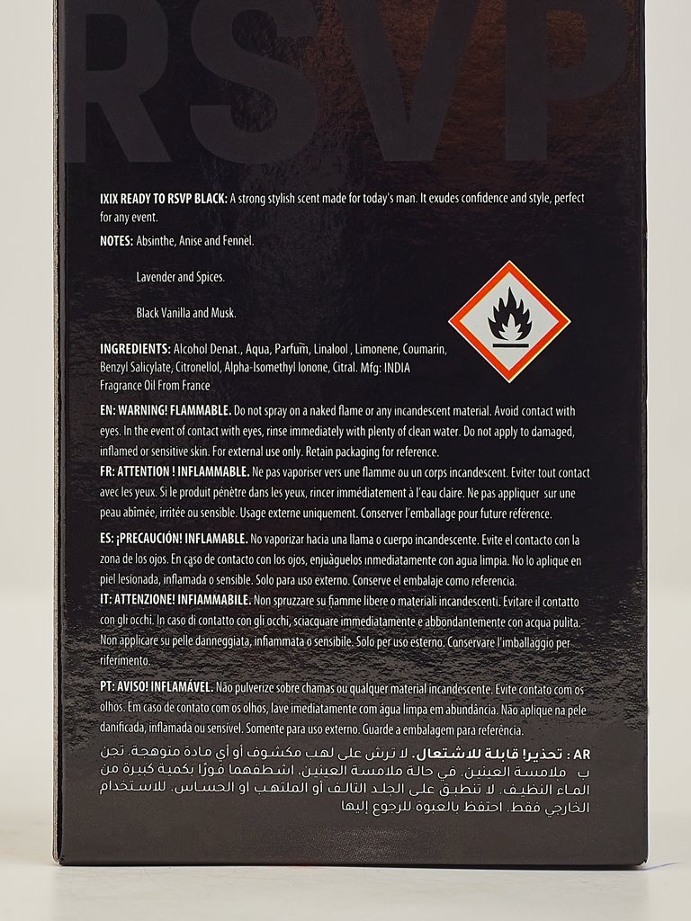 Вдохновленный парфюмированная вода для мужчин IXIX Ready to Black