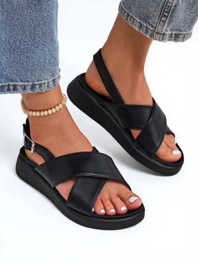 Royalfashion Naiste paksu tallaga sandaalid Riva Star