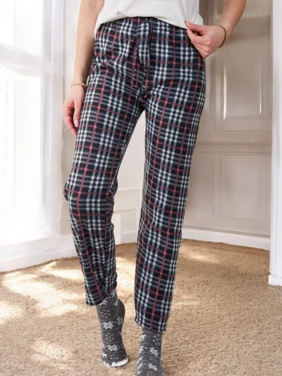 Royalfashion Cotton Christmas Women's Pajama Checkered Pants