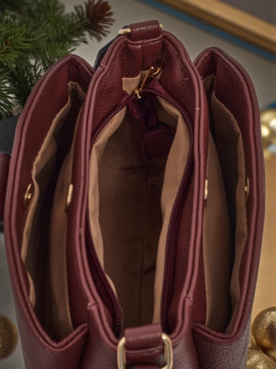 Väike naiste ökonahast käekott Violes